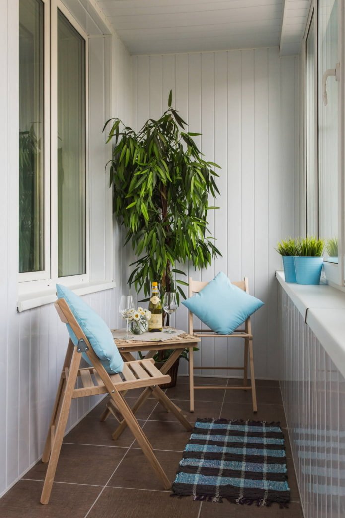plastic balcony finishing