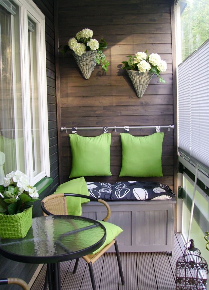 ottoman for the balcony
