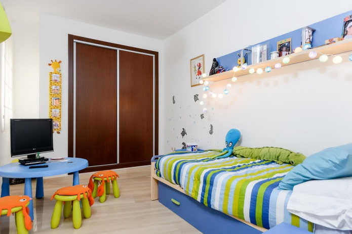 modern children's room for a boy