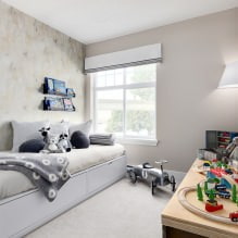 Interior of a small children's room: choosing a color, style, decoration and furniture (70 photos)-18