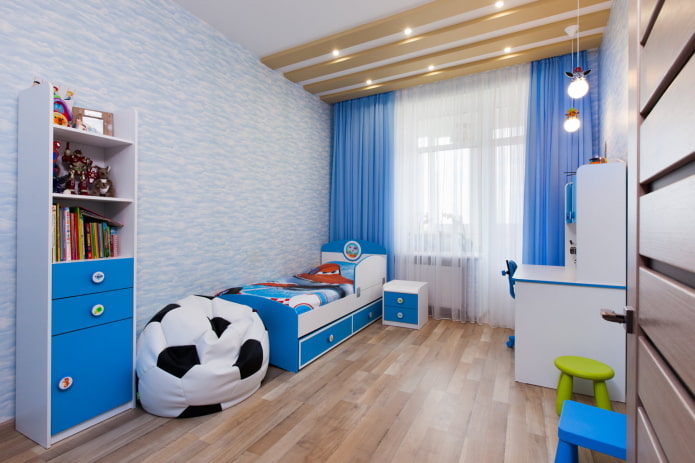ceiling beams in the nursery