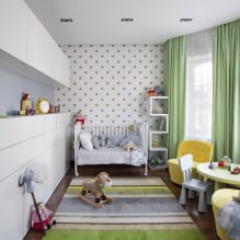 Interior of a small children's room: choosing a color, style, decoration and furniture (70 photos)-9