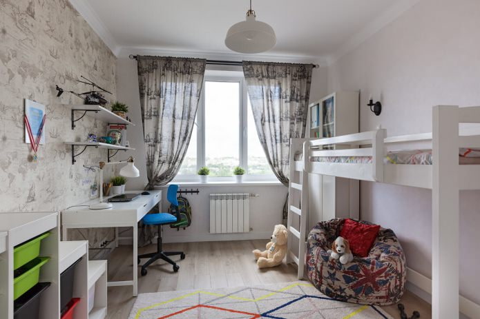 Curtains for a boy's room