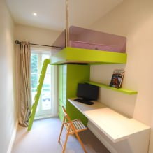 Interior of a small children's room: choosing a color, style, decoration and furniture (70 photos)-16