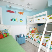 Interior of a small children's room: choosing a color, style, decoration and furniture (70 photos)-0