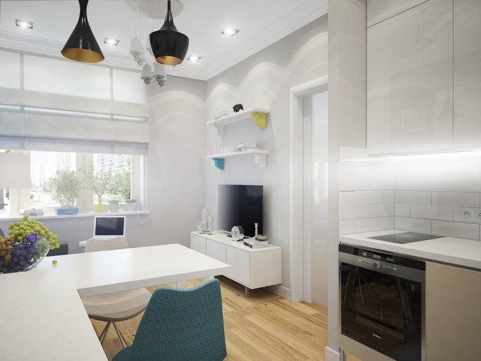 design of a two-room apartment