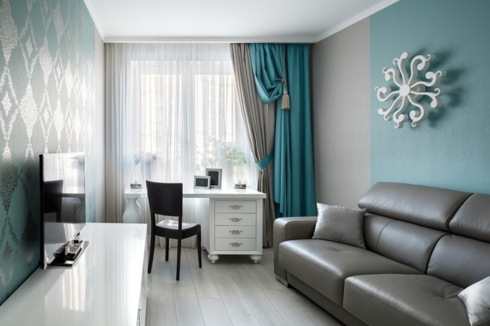 finishing a small living room