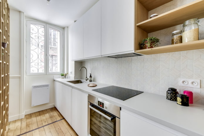 planning of a small-sized kitchen