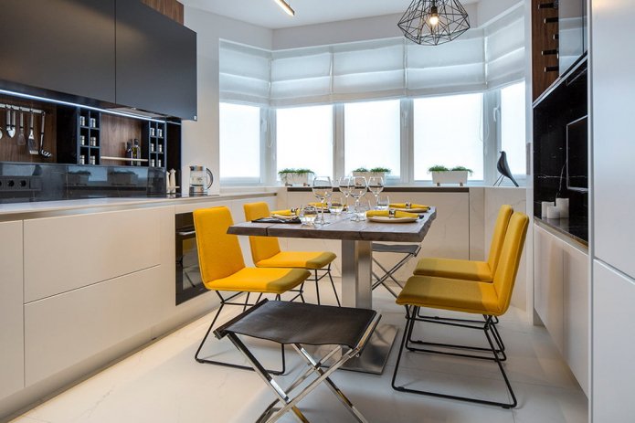mustard chairs