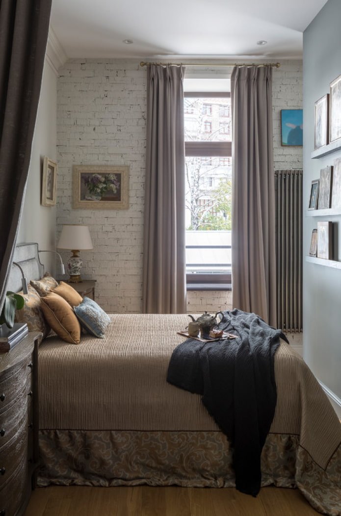 retro style bedroom