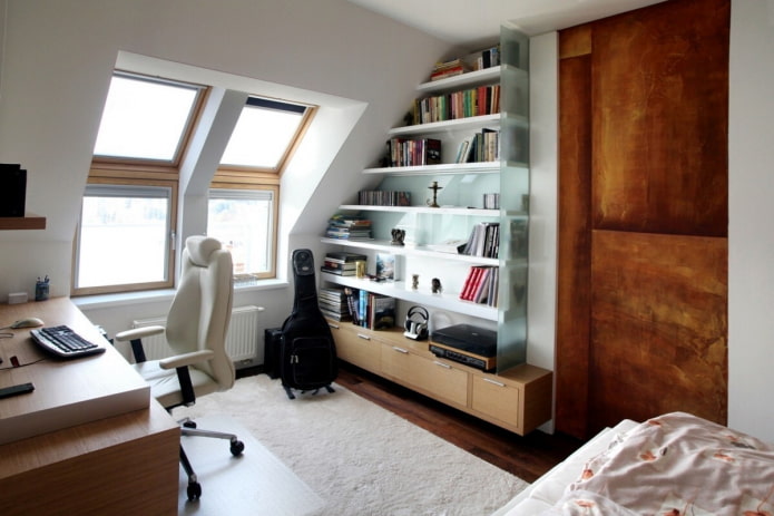 children's room in the attic