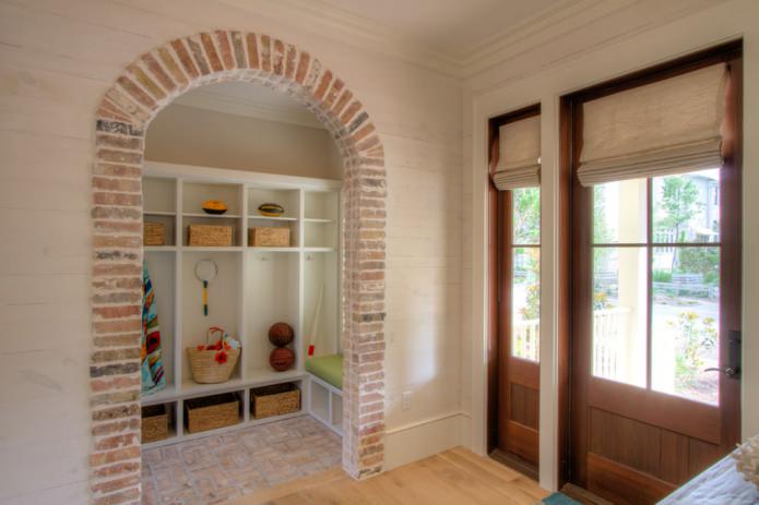arch in the hallway