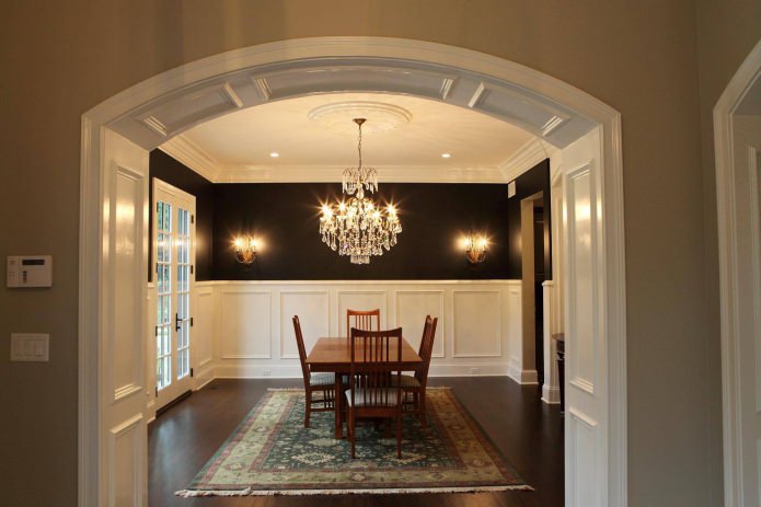 white arch design
