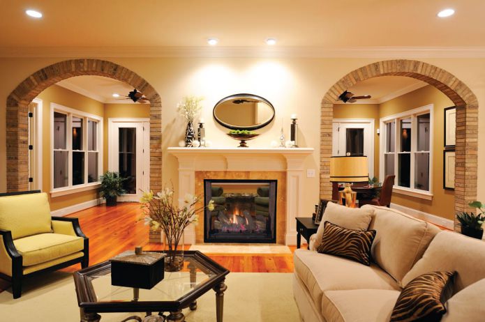 brick interior arch