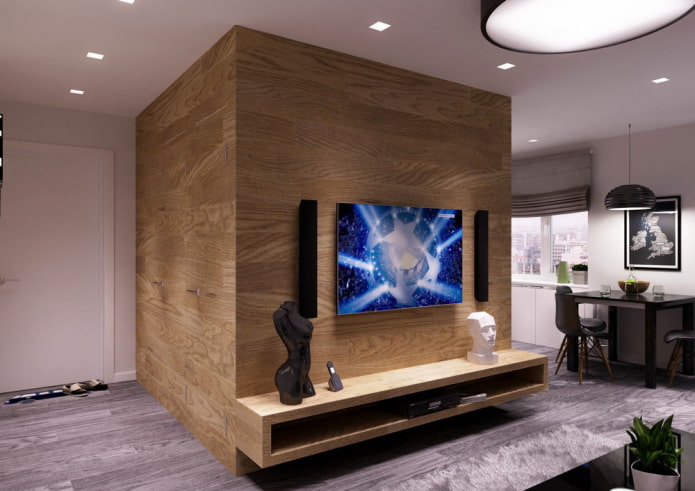Cube with TV