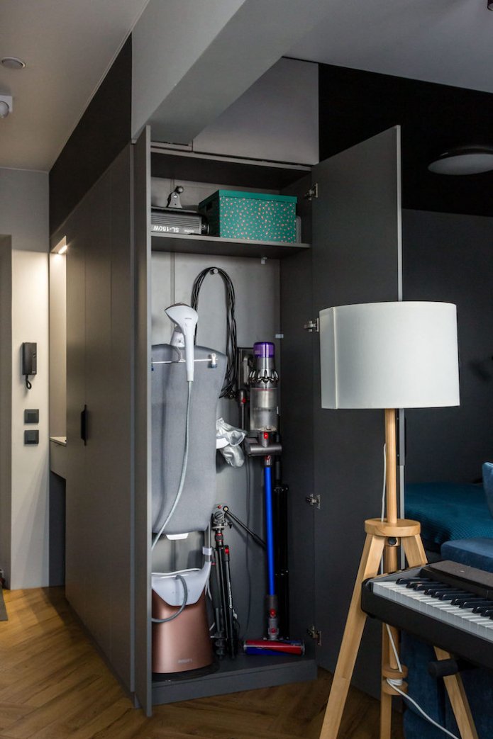wardrobe and hallway