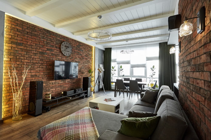 white wooden ceiling