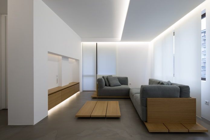 ceiling design in the style of minimalism