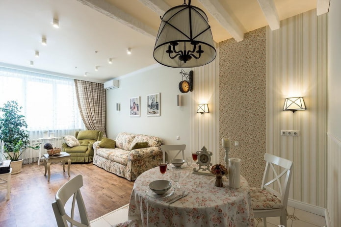 Provence style ceiling design
