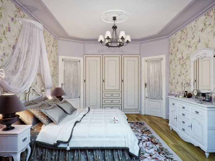 ceiling design in Provence style