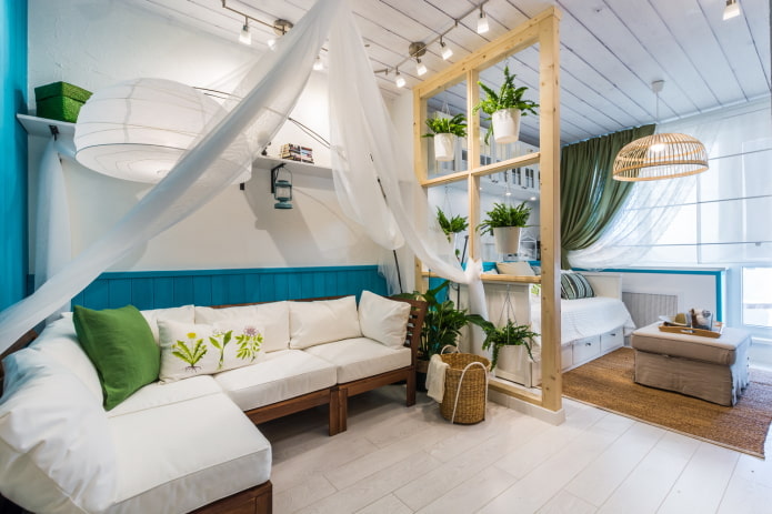 ceiling design in marine style