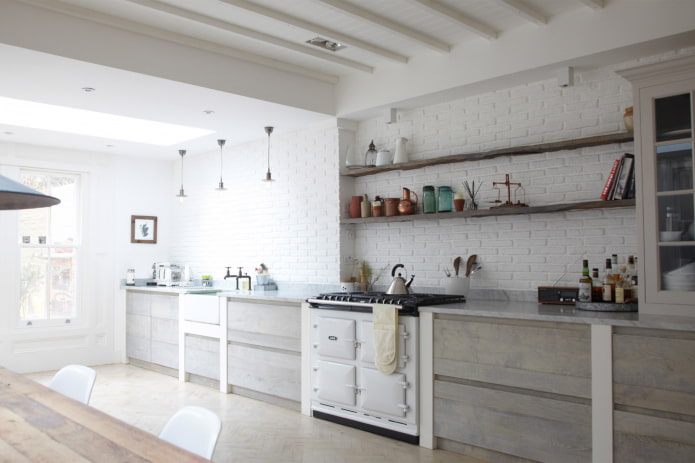 ceiling design in Scandinavian style