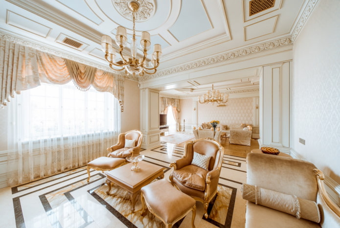 ceiling design in classic style