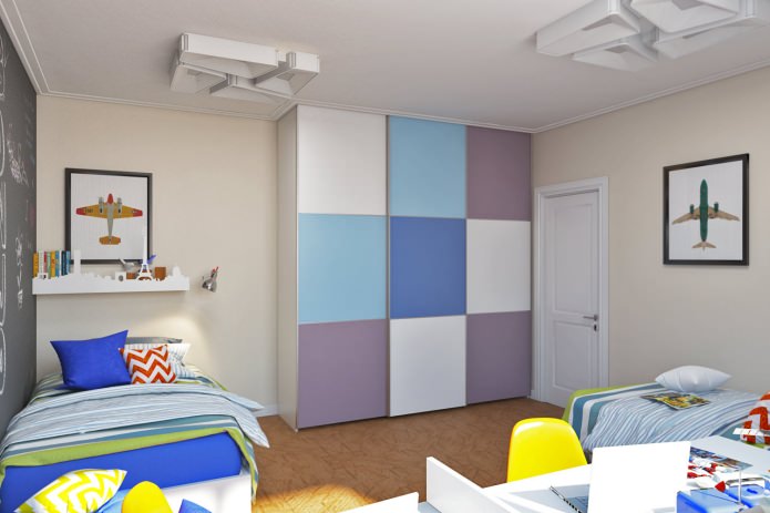 children's room for two boys