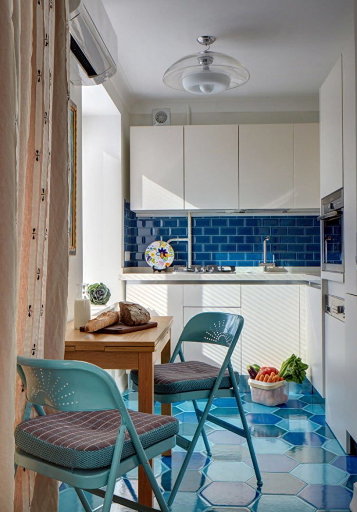 kitchen with a small table