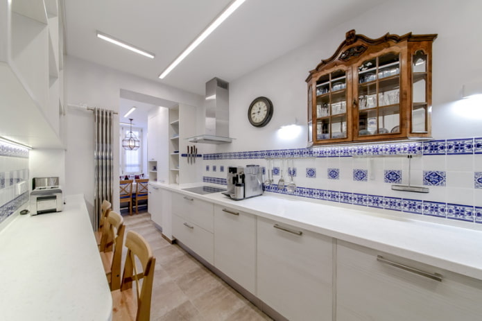 Two-row kitchen