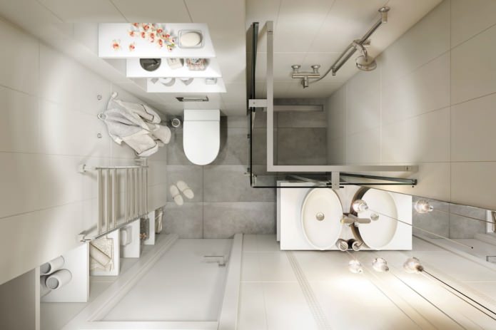 bathroom in the studio