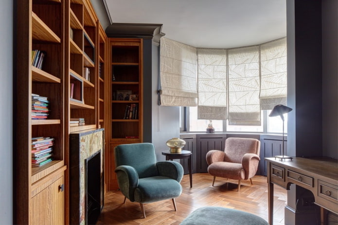 curtains on bay windows