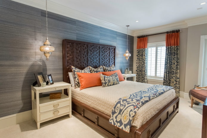 curtains in oriental style