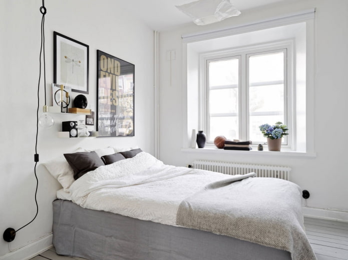 room in white