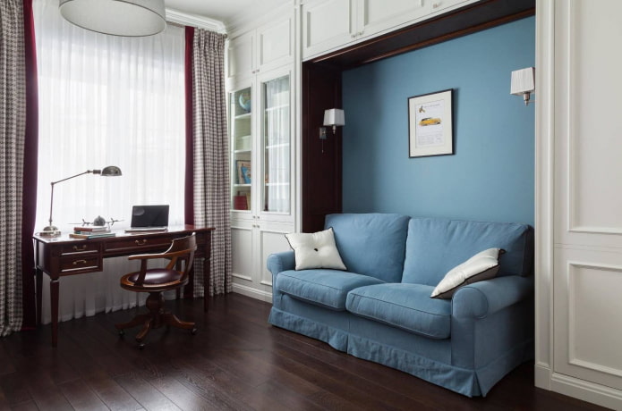 classic interior with a sofa