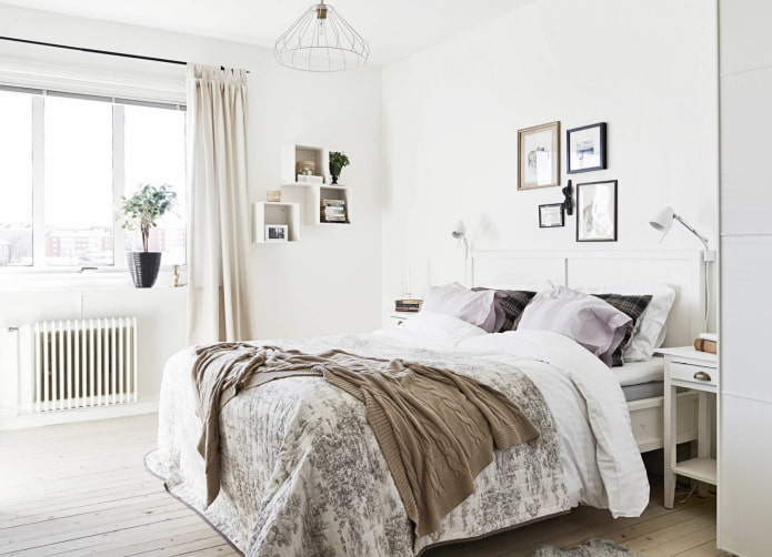 Scandinavian style bedroom