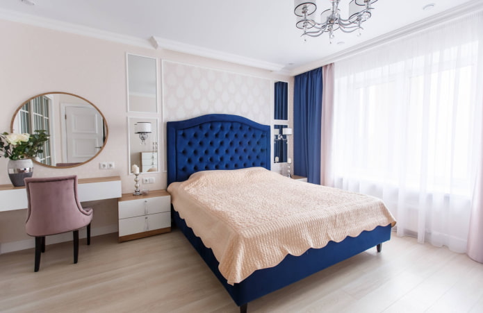 Modern classics in the bedroom of 18 sq