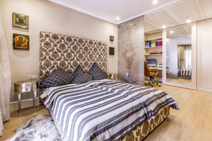 study in the bedroom