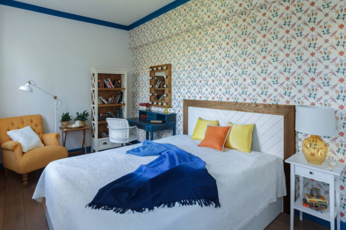 bedroom in fusion style