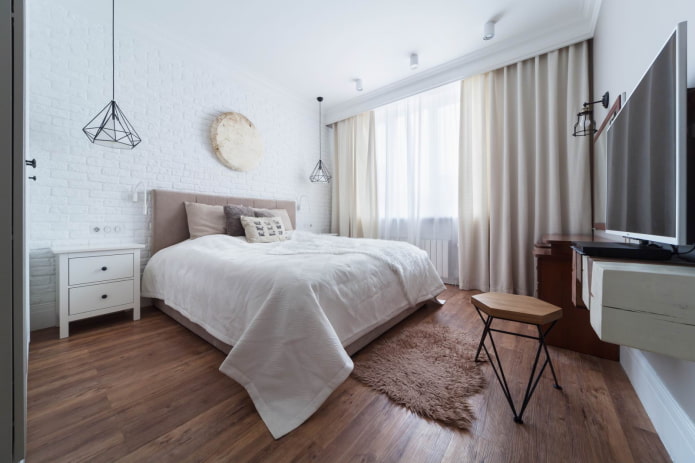 large square bedroom