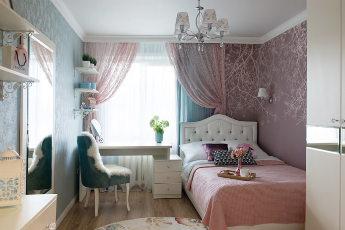9 square meter bedroom for a girl