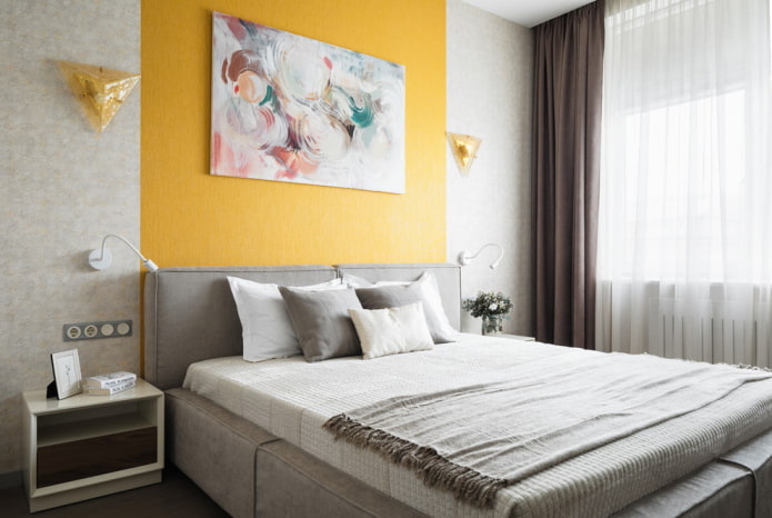bedroom 9 squares in a modern style