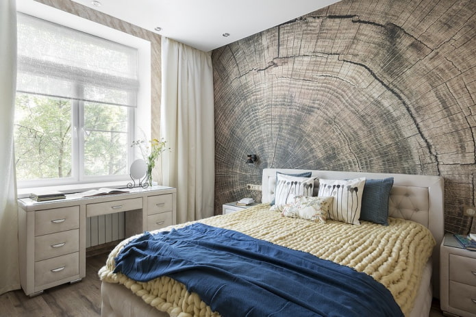 9-square-meter bedroom in a modern style