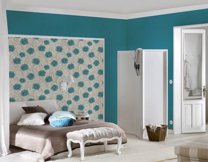 turquoise walls