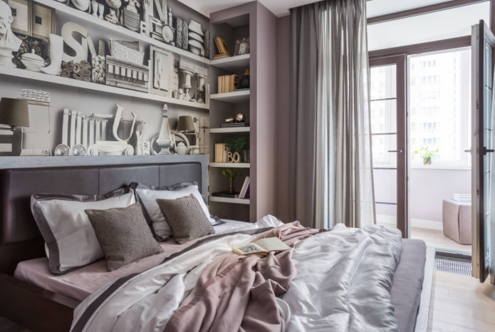 photo wallpaper in the bedroom