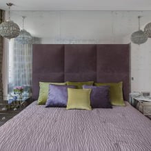 Bedroom wall design: color selection, finishing options, 130 photos in the interior-18