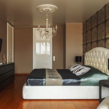 Bedroom wall design: choosing a color, finishing options, 130 photos in the interior-8
