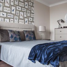 Bedroom wall design: color selection, finishing options, 130 photos in the interior-2