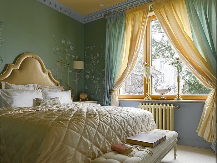 curtains with tape