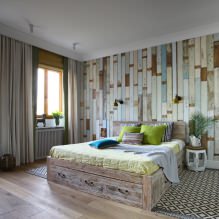 Bedroom wall design: color selection, finishing options, 130 photos in the interior-16